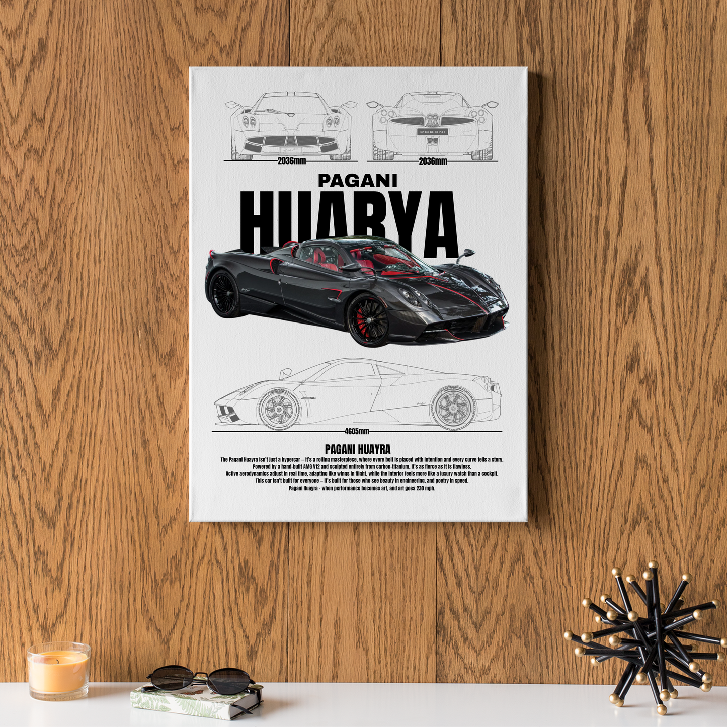 PAGANI HUAYRA Canvas