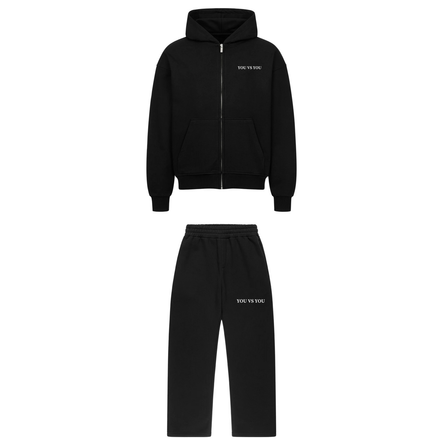 YOU VS YOU Sweatsuit Schwarz