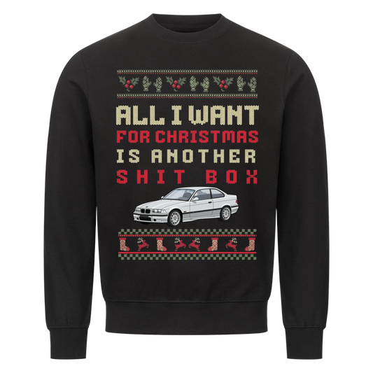 shit box personalized ugly sweater