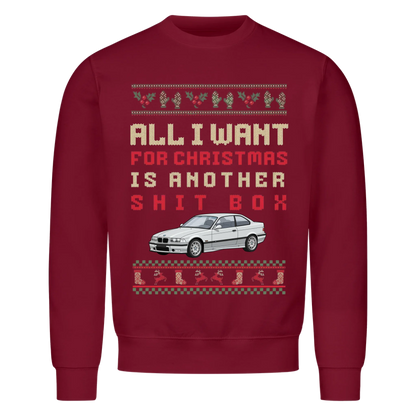 shit box personalized ugly sweater