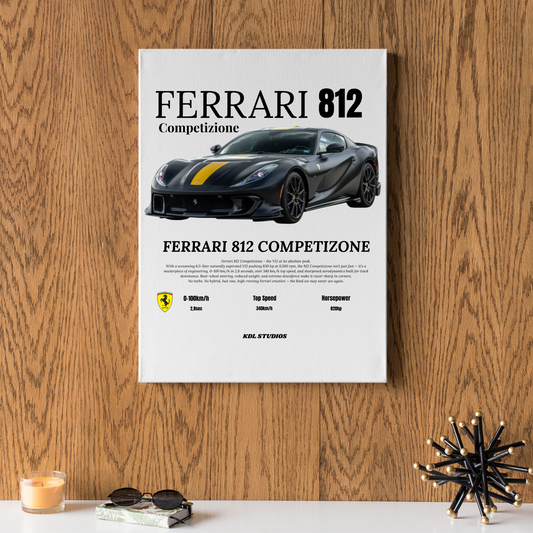 FERRARI 812 Canvas