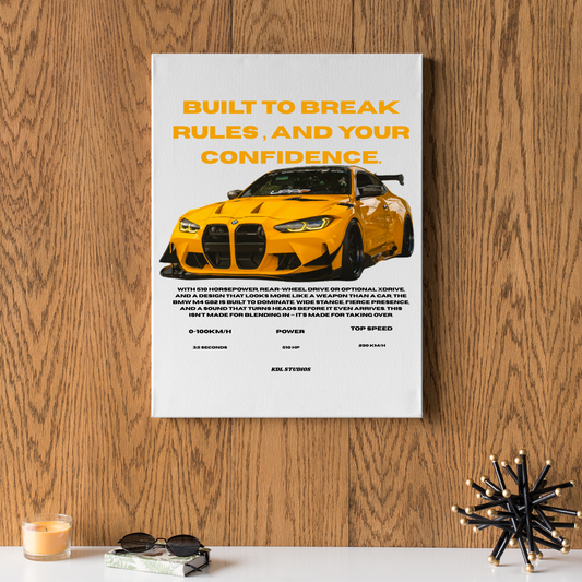 BMW M4 Canvas